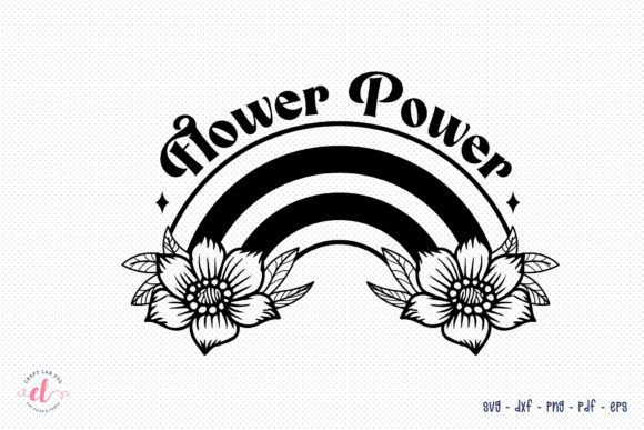 Flower Power SVG Cut File: Graphics for Crafts & Content