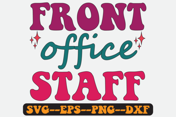 Office Staff Quote Retro SVG Graphics for Crafts