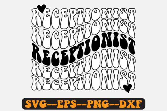 Receptionist Quote Retro SVG Design for Crafts & Graphics