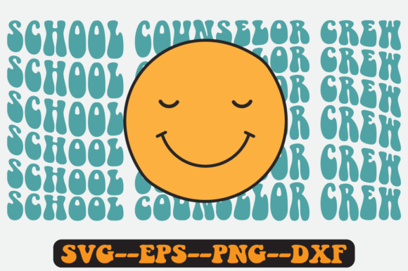 School Counselor Quote Retro SVG Graphics for Crafts